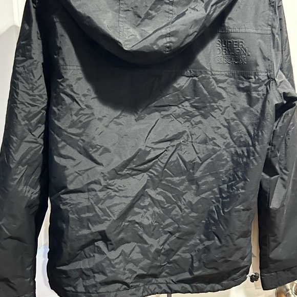 Superdry Black Raincoat for Men - Picture 6 of 11